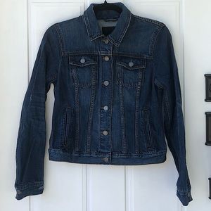 Banana Republic Trucker Denim Jean Jacket Small S EUC